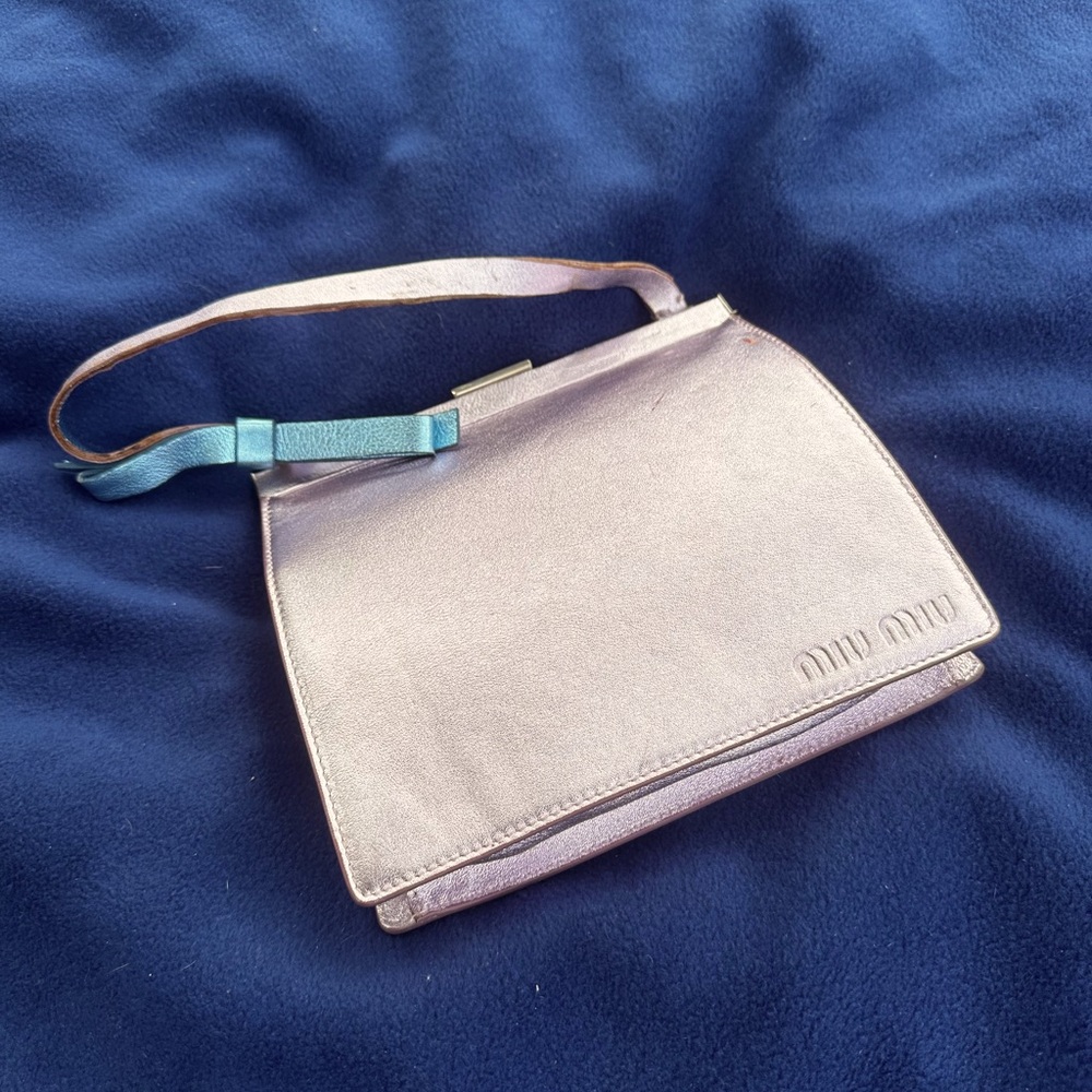 Miu Miu Iridescent Pink Handbag